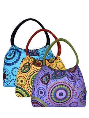 Anekaant Orb Multicolor Printed Canvas Shoulder Bag Pack Of 3 1