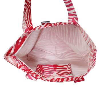 Anekaant Zebra Multicolor Printed Canvas Tote Bag Pack Of 3 5