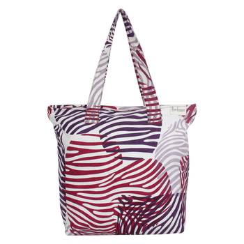 Anekaant Zebra Multicolor Printed Canvas Tote Bag Pack Of 3 3