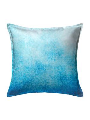 Blue Painted Floral Reversible Cushion Cover 12"x12" (Set of 5) 3