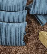 Self Embossed Premium Velvet Cushion Cover 12"x12" (Set of 5)