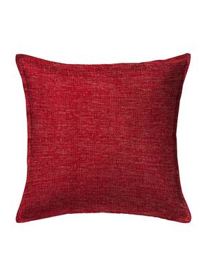 Solid Textured Red Cushion Cover 12"x12" (Set of 5) 2