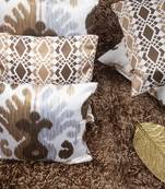 Ethnic Abstract Reversible Printed Cushion Cover 12"x12" (Set of 5)