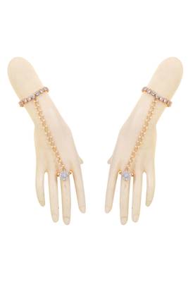 Multicolor American Diamonds Haath Phool Hath Panja 2