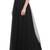 Black printed net skirts