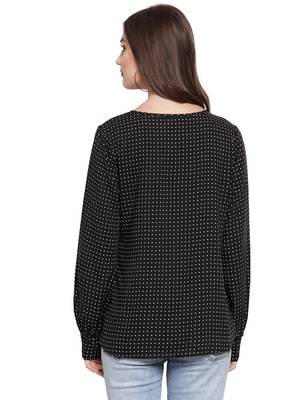 Black printed Cotton tops 3
