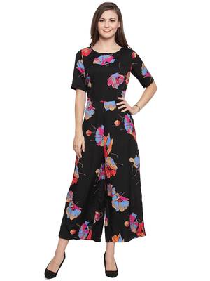 multicolor printed Crepe Jumpsuit 1