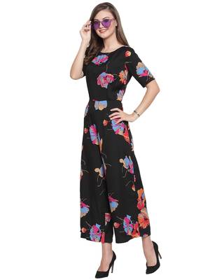 multicolor printed Crepe Jumpsuit 4