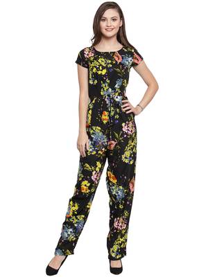 multicolor printed Crepe Jumpsuit 1
