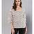 Baby Pink Printed Top With Frill Sleeves