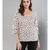 Baby Pink Printed Top With Frill Sleeves