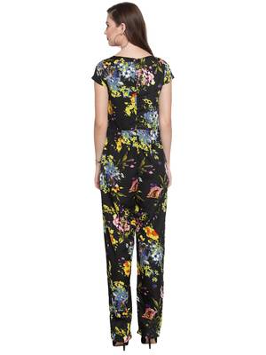 multicolor printed Crepe Jumpsuit 3