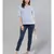 Blue- White Striped Top