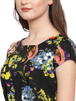 multicolor printed Crepe Jumpsuit 5