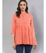 Peach Flared Top