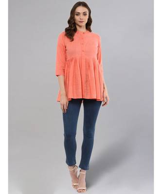 Peach Flared Top 2
