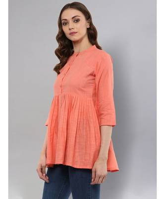 Peach Flared Top 5