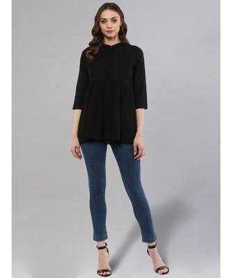 Black Flared Top 2
