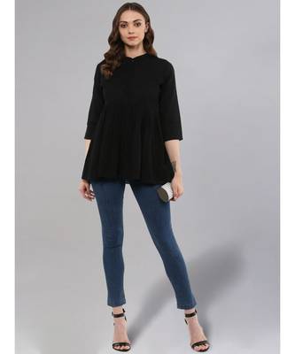 Black Flared Top 3