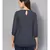 Navy Blue Striped Top
