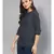 Navy Blue Striped Top