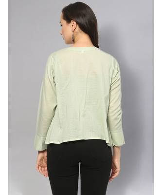 Sage Green Angrakha Top 3