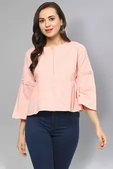 Baby Pink Solid Top