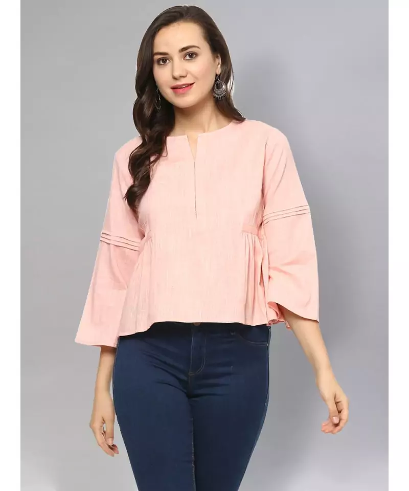 Baby Pink Solid Top