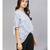 Sky Blue Printed Top