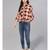 White & Orange Circular Top