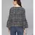 Grey & Black Printed Top