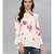Off White Tie Dye Print Top