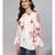 Off White Tie Dye Print Top