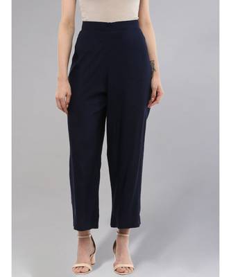 Navy Blue Palazzo Pants 1