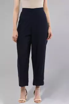Navy Blue Palazzo Pants