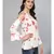 Off White Tie Dye Print Top