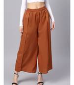 Rust Pleated Palazzo