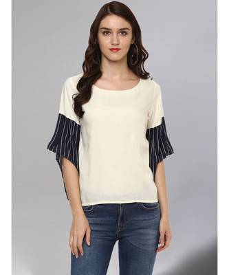 Solid Off White Top 1