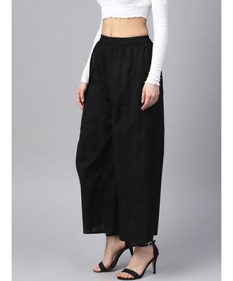 Black Pleated Palazzo 2