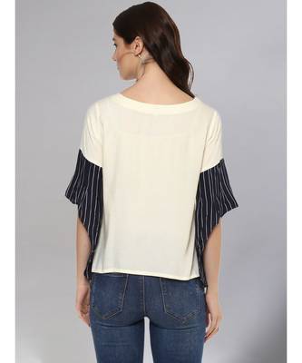 Solid Off White Top 3