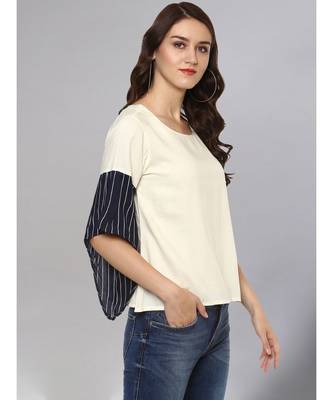 Solid Off White Top 5