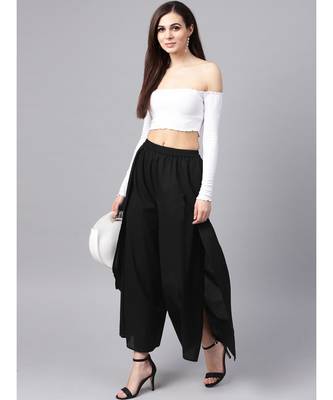 Black Pleated Palazzo 4