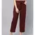 Maroon Solid Trousers
