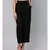 Black Solid Trousers
