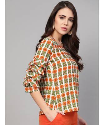 Flower Print Top 3