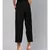 Black Solid Trousers