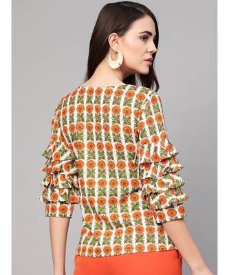 Flower Print Top 4