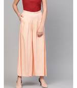 Cantaloupe Box Pleated Palazzos