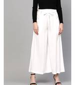 White Waistband Palazzo