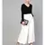 White Waistband Palazzo
